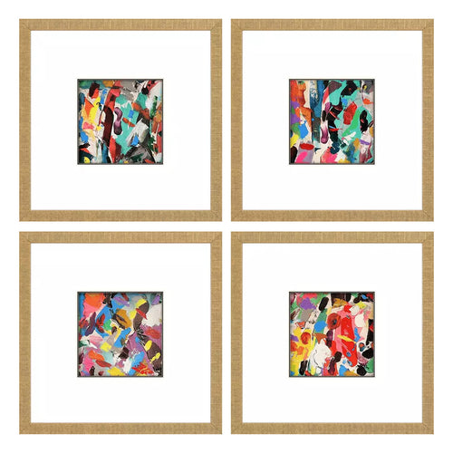 Dick Meditations Framed Art Set of 4