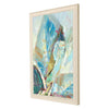 Coleman Aqua Leaf I Framed Art