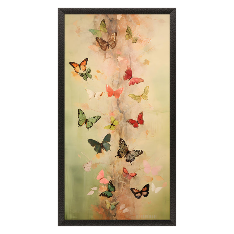 Petal Prints Butterfly Framed Art