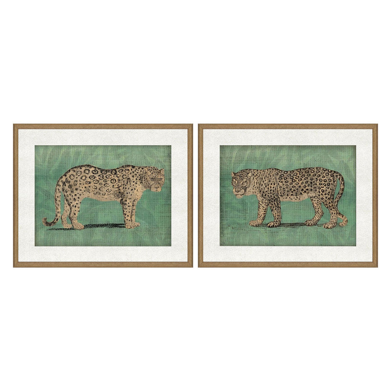 Vess Vintage Cats Framed Art Set of 2