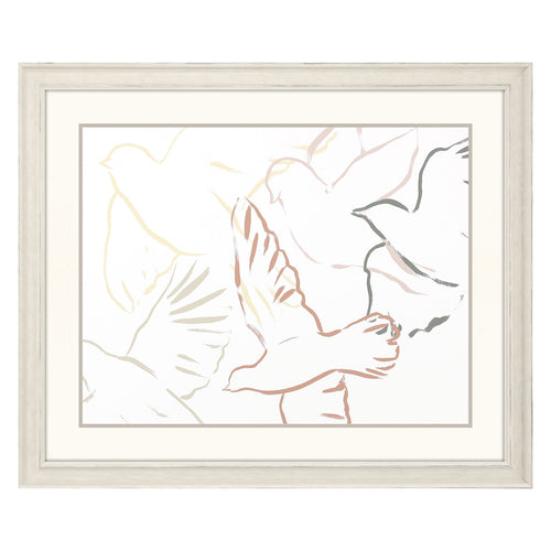 Vess Feather Flight I Framed Art