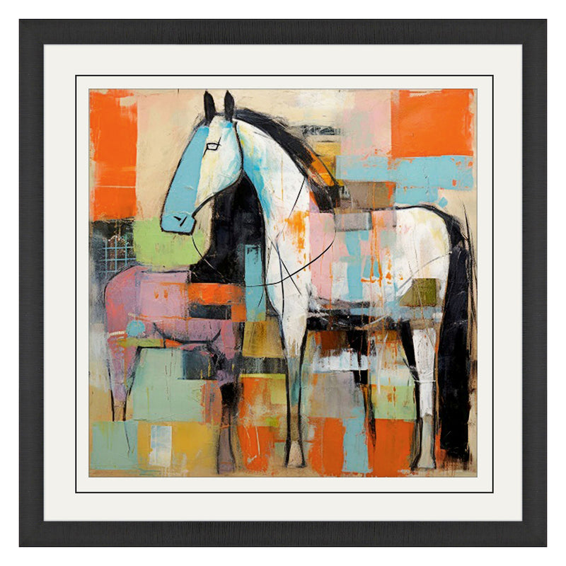 Orlov Block Horse Impression I Framed Art