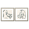 Vess Line Study I Framed Art Set of 2