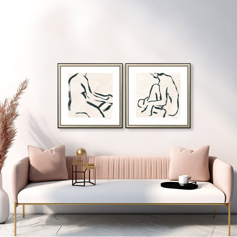 Vess Line Study I Framed Art Set of 2