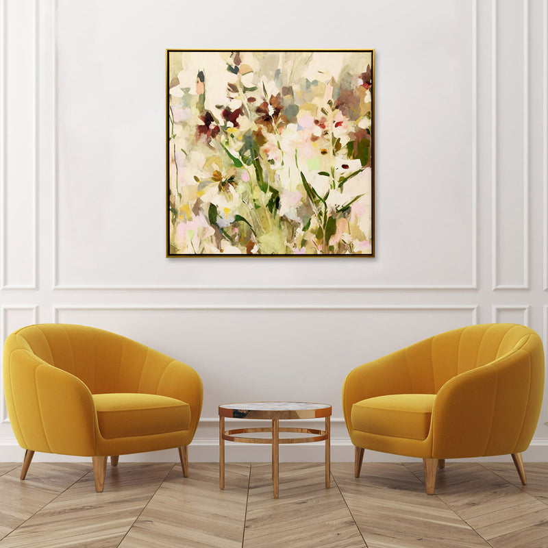 Nohren Modern Wildflower Canvas Art