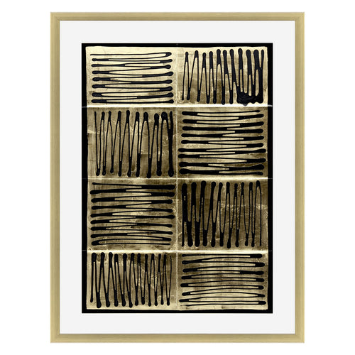 Lam Galvanize in Gold I Framed Art