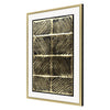 Lam Galvanize in Gold II Framed Art