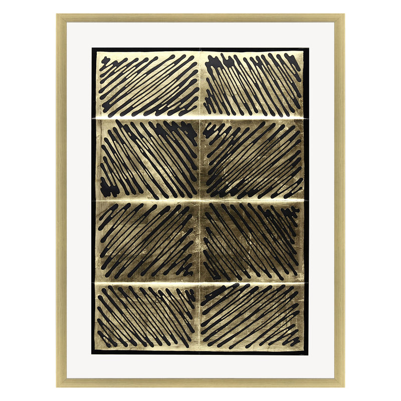 Lam Galvanize in Gold II Framed Art