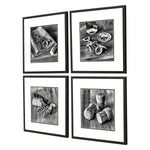 Assaf Cork Framed Art Set of 4