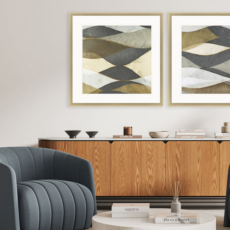 Saunders Natural Waves I Framed Art