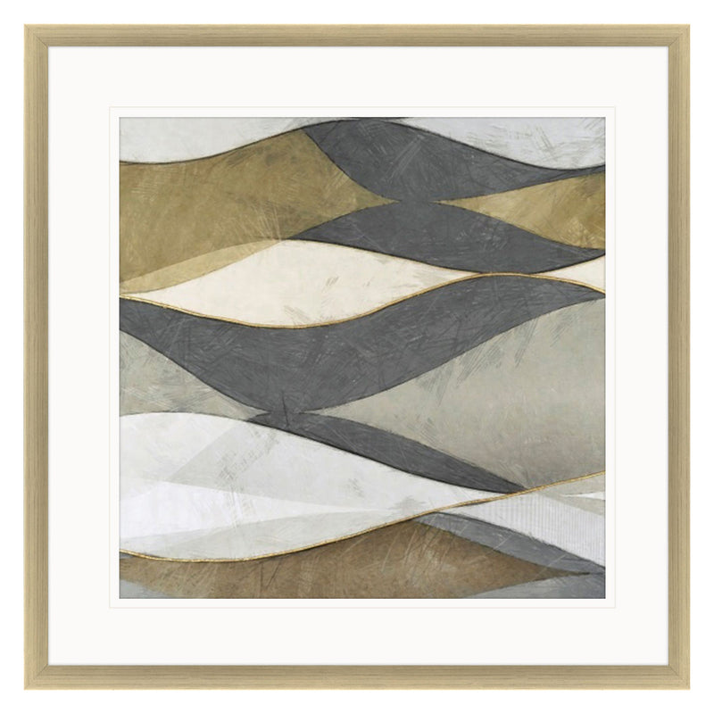 Saunders Natural Waves II Framed Art