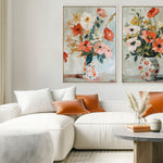 Petal Prints Spring Soiree 1 Canvas Art