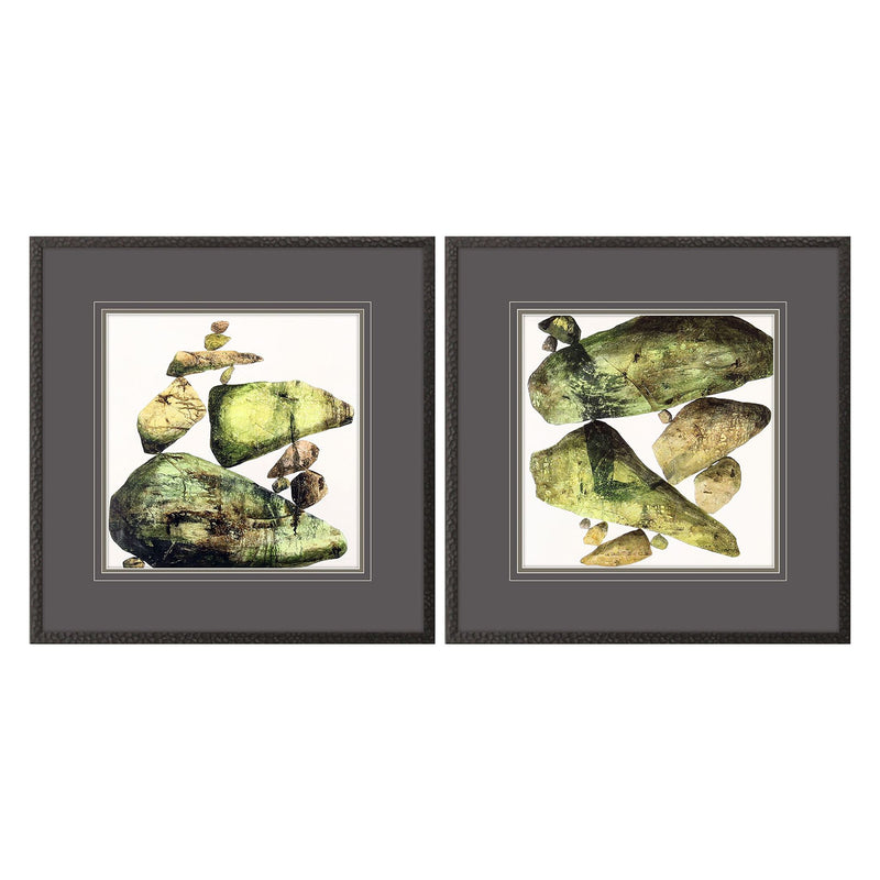 Fromstein Big Rock Little Rock Framed Art Set of 2