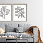 Giclee Studio Silvered Leaves IV Framed Art