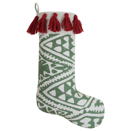 Justina Blakeney Aisha Quilted Christmas Stocking