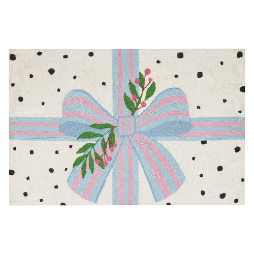 Holiday Spotted Present Hook Rug