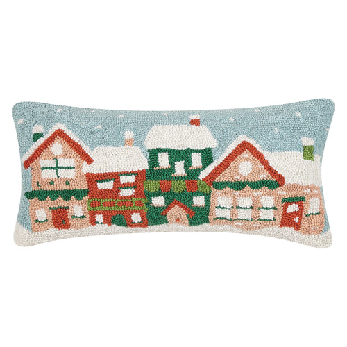 Holiday Homes Hook Throw Pillow