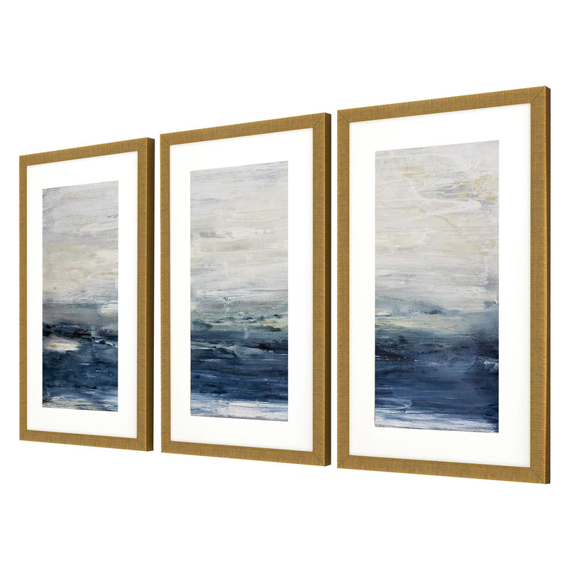 Snow Oceania Framed Art Set of 3