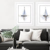 Barnes Mirrored Sailboat I Framed Art