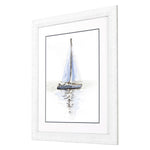 Barnes Mirrored Sailboat I Framed Art