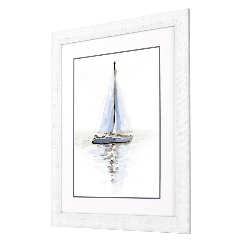 Barnes Mirrored Sailboat I Framed Art