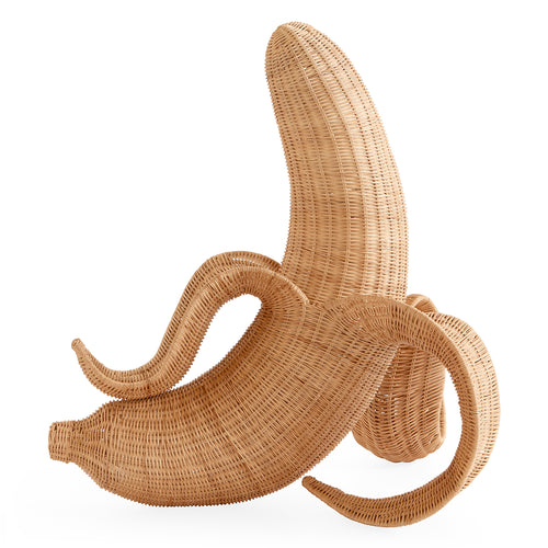 Jonathan Adler Wicker Banana Accent