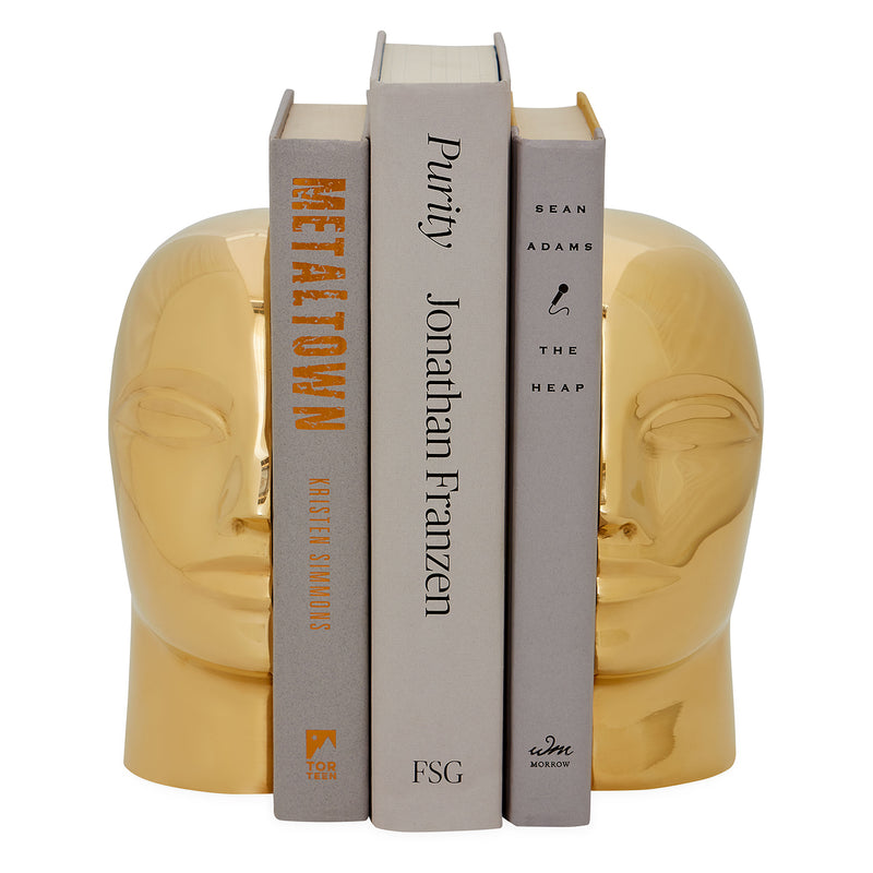 Jonathan Adler Brass Atlas Bookend Set