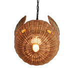 Jonathan Adler Wicker Blowfish Pendant