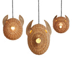 Jonathan Adler Wicker Blowfish Pendant