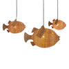 Jonathan Adler Wicker Blowfish Pendant