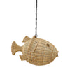 Jonathan Adler Wicker Blowfish Pendant