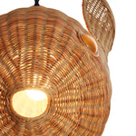 Jonathan Adler Wicker Blowfish Pendant