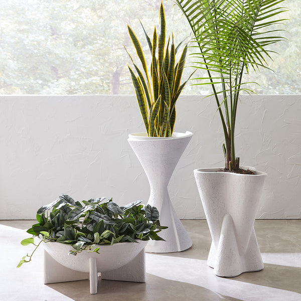 Jonathan Adler Hans Tall Planter – Paynes Gray