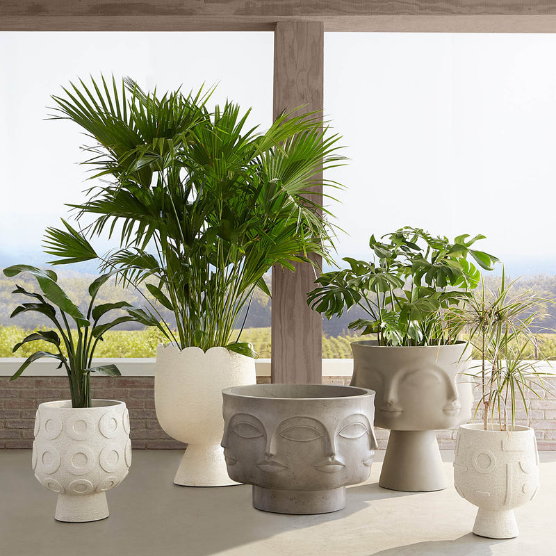 Jonathan Adler Osaka Puzzle Concrete Planter