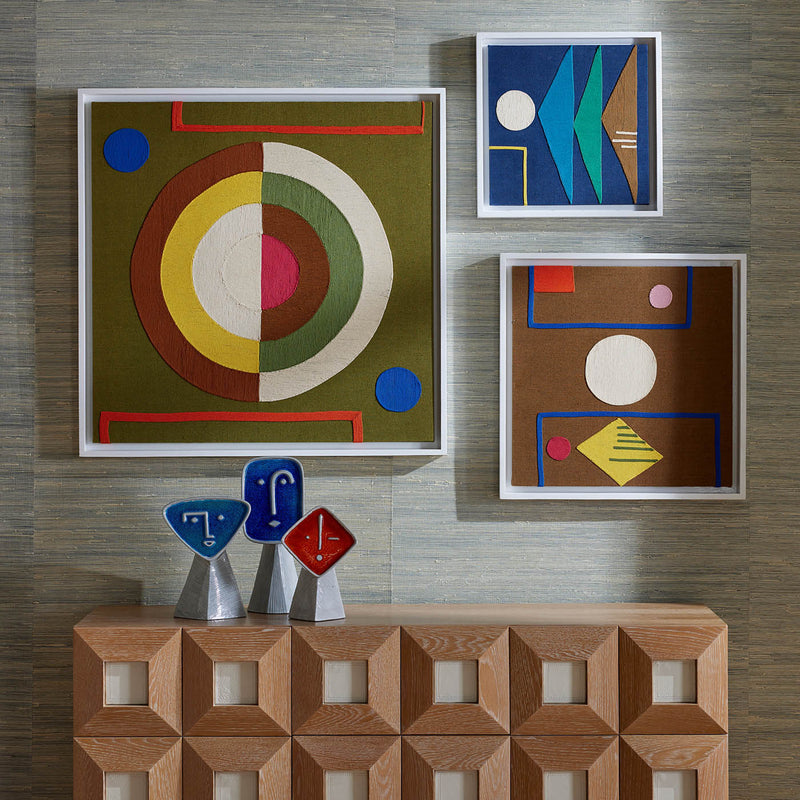 Jonathan Adler Monterey Bullseye Corded Art