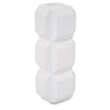 White Cubic Candle Holder