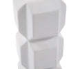 White Cubic Candle Holder