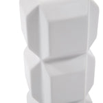 White Cubic Candle Holder