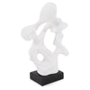 White Ceramic Abstract Sculpture