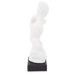 White Ceramic Abstract Sculpture