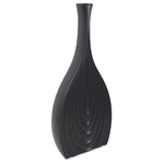 Black Onion Tapered Vase