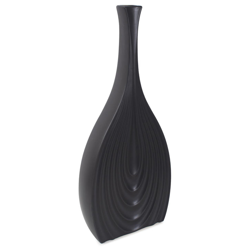 Black Onion Tapered Vase