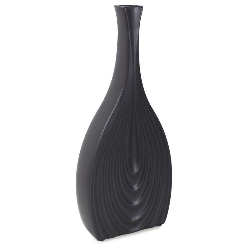 Black Onion Tapered Vase