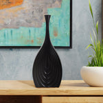 Black Onion Tapered Vase