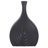 Black Onion Tapered Vase