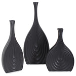 Black Onion Tapered Vase