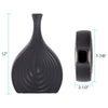 Black Onion Tapered Vase