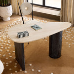 Jonathan Adler Oeuf Travertine Desk