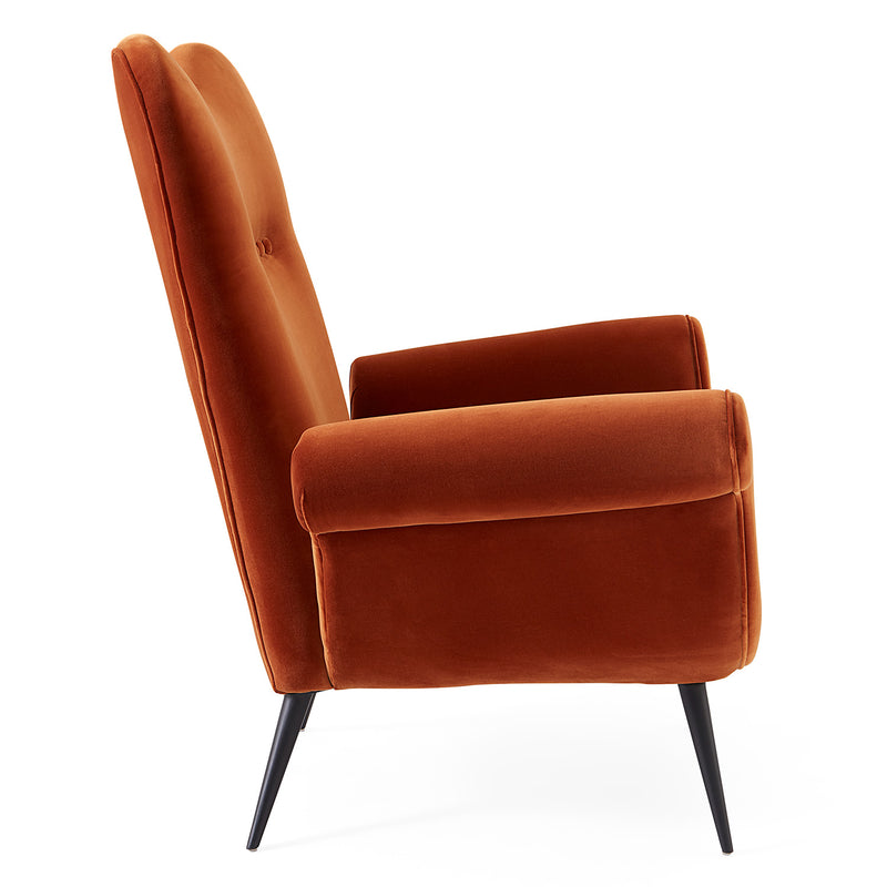 Jonathan Adler Juliet Cognac Arm Chair