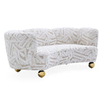 Jonathan Adler Parker Abstract Curved Sofa